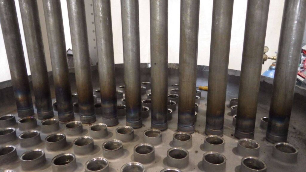 Alliance Fabricating tube-to-tubesheet welding